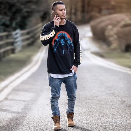 STARBOY_ The Weekend Designer Black T-Shirt with upto 50% off