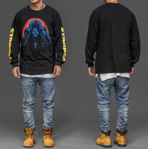 STARBOY_ The Weekend Designer Black T-Shirt with upto 50% off